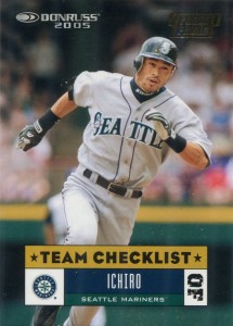 Donruss Team Checklist Gold Press Proof /25